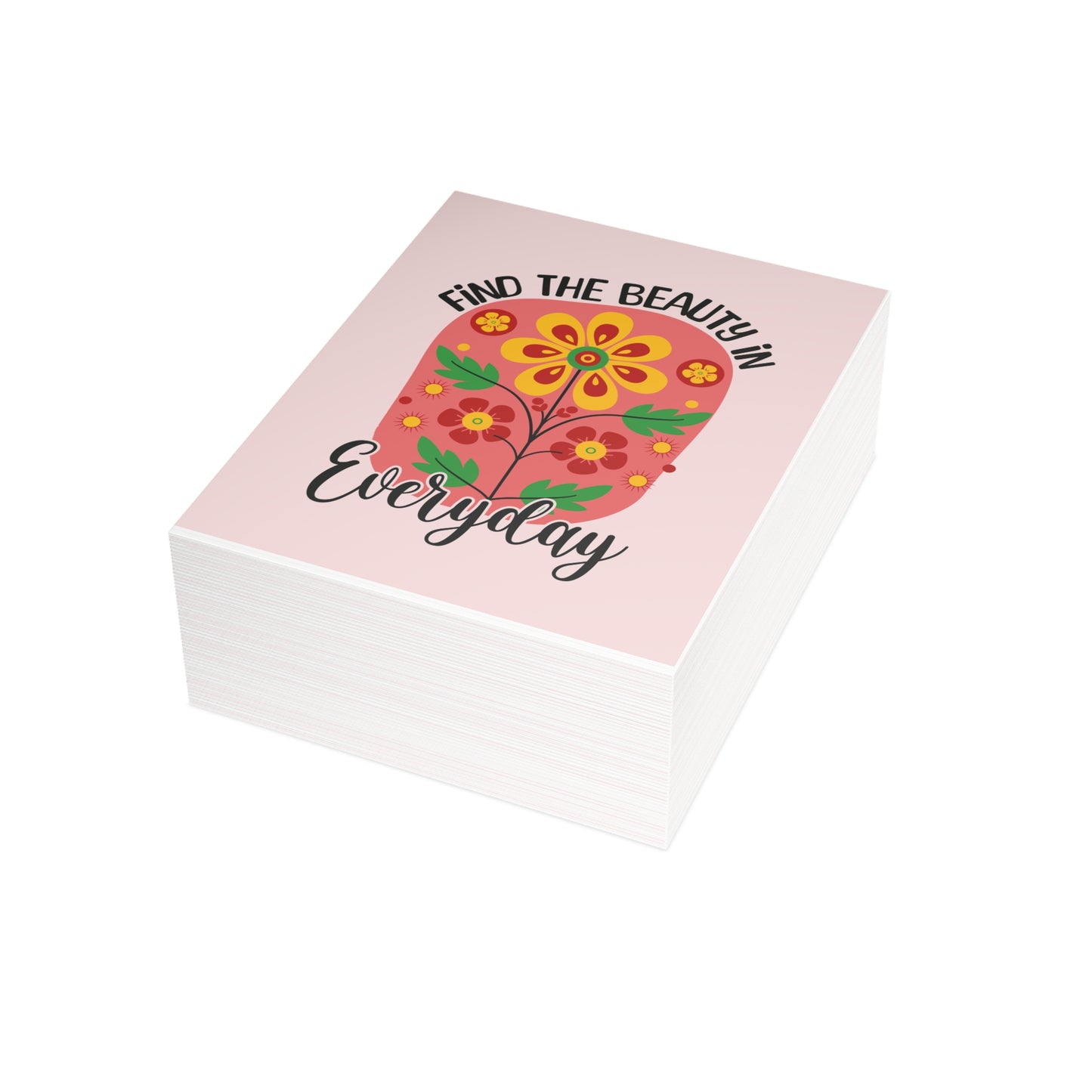 Find the Beauty Postcards Inspirational Floral Postcard Set