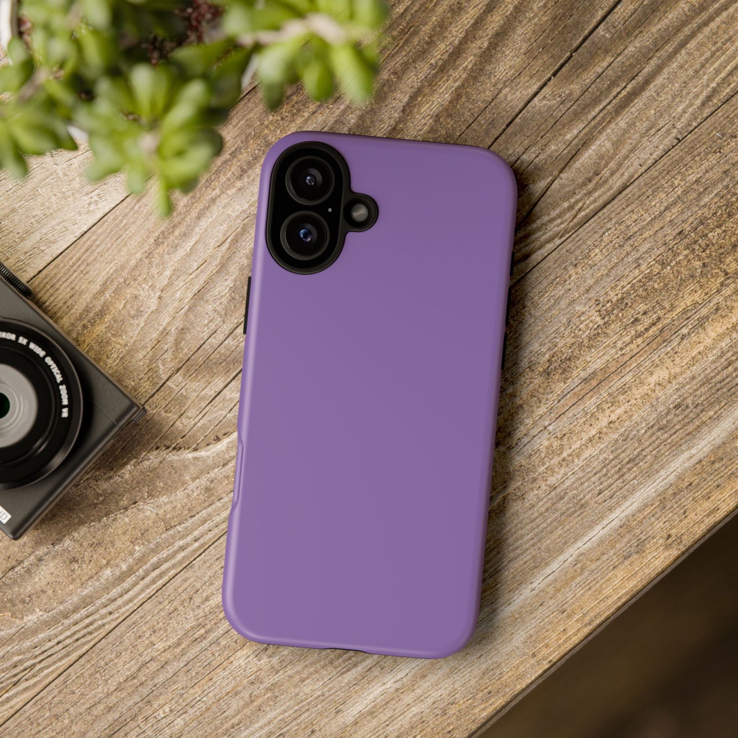 Purple Tough Cell Phone Case Matte or Glossy Protective Case iPhone Samsung