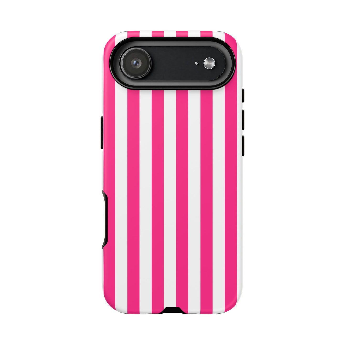 Pink Stripe Tough Phone Case for iphone or Samsung