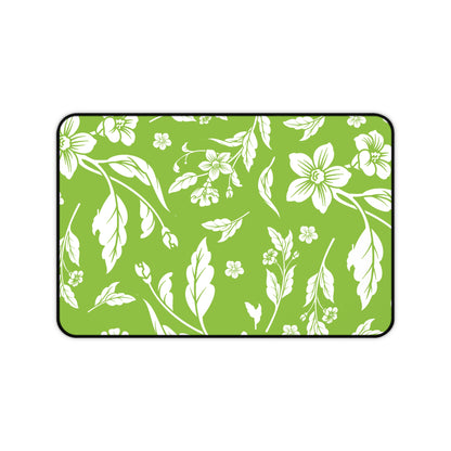 Muted Lime Floral Desk Pad (12x18, 12x22 or 16x32)