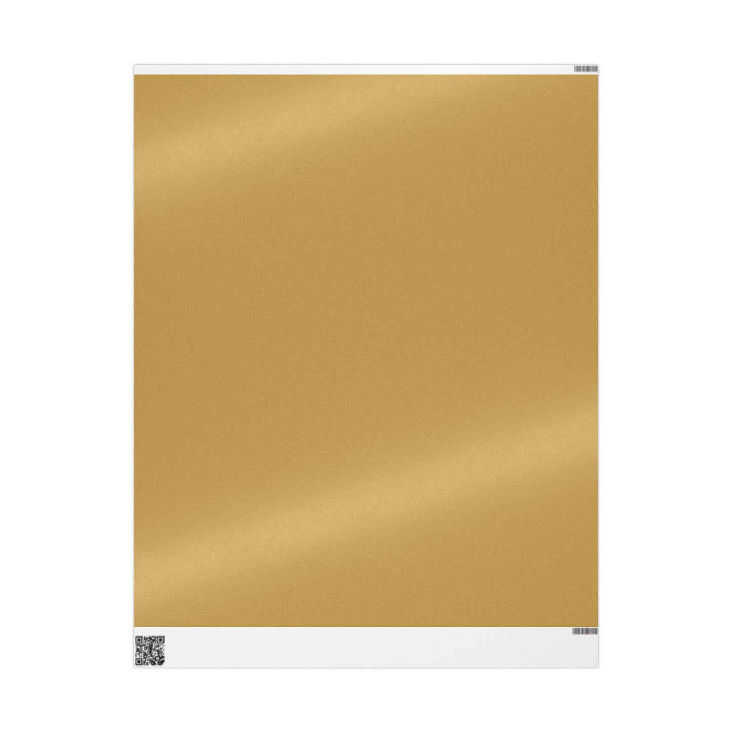 Muted Gold Wrapping Paper Matte or Glossy Gift Wrap 3 Sizes Fine Art Paper