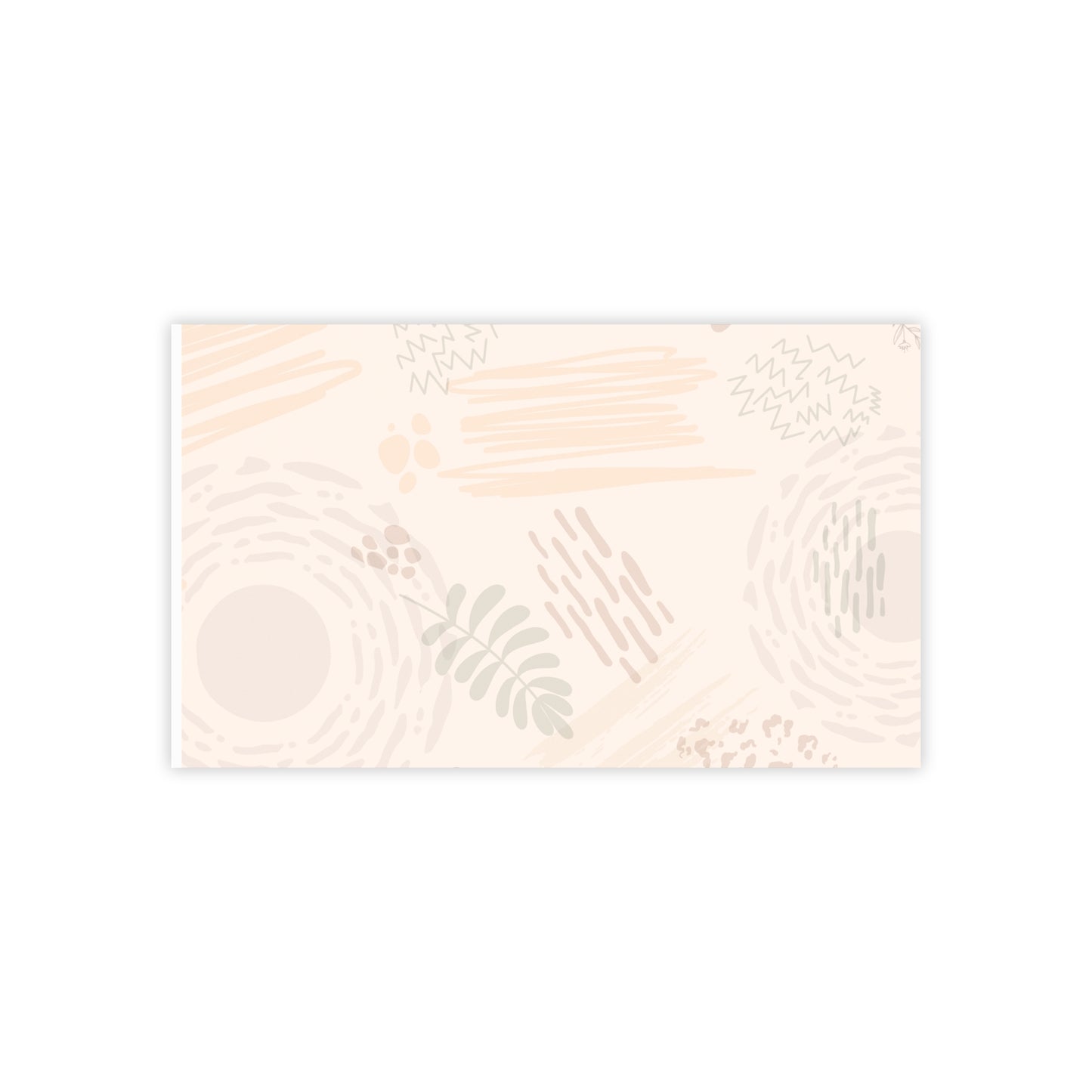 Neutral Flow Sticky Notes Abstract Neutral Post It Notes (7 Sizes)