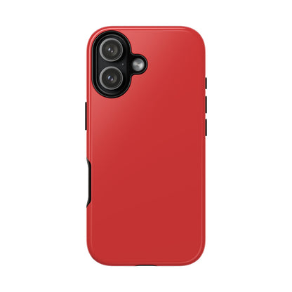 True Red Tough Cell Phone Case Matte or Glossy Protective Case iPhone Samsung