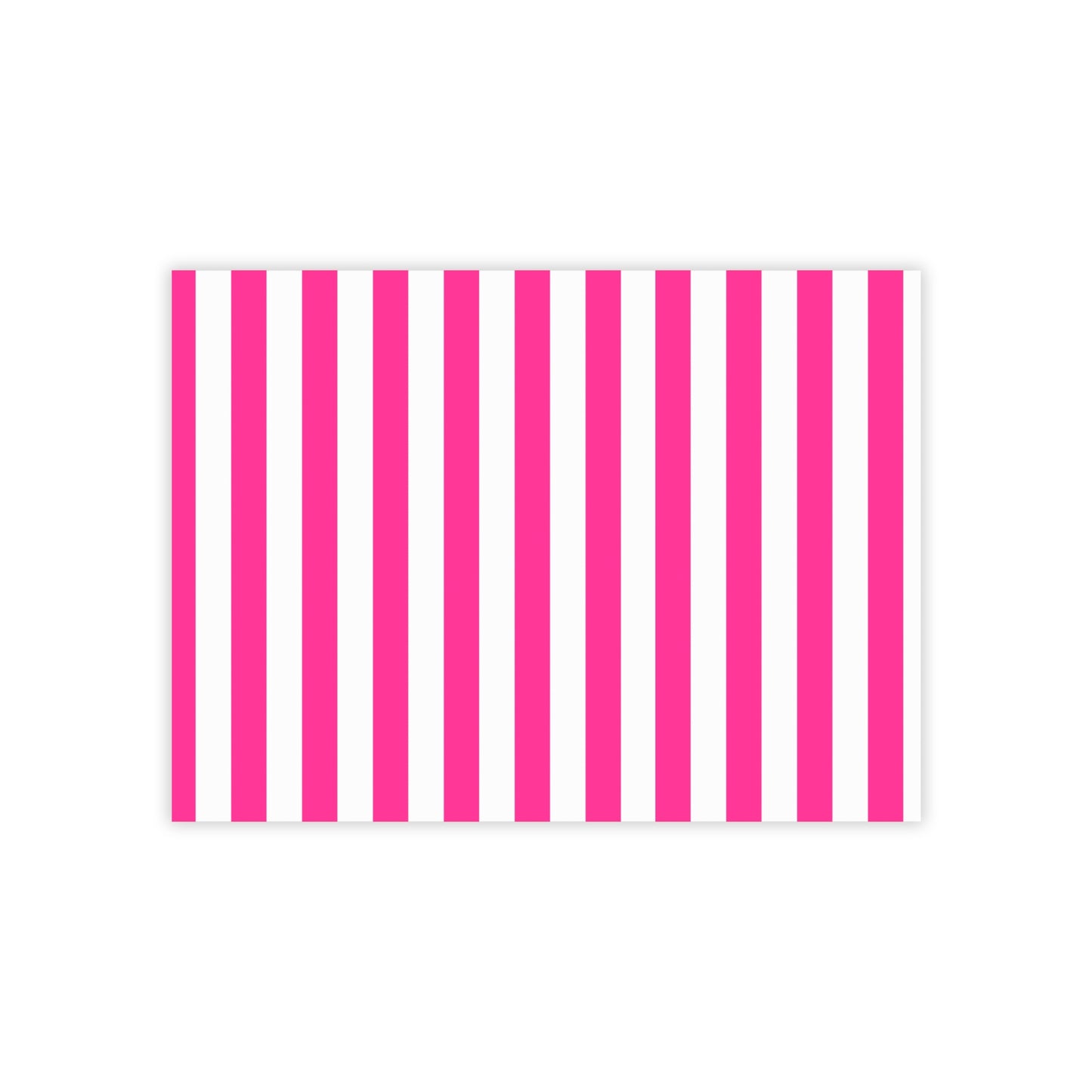 Pink Stripe Sticky Notes (7 Sizes)