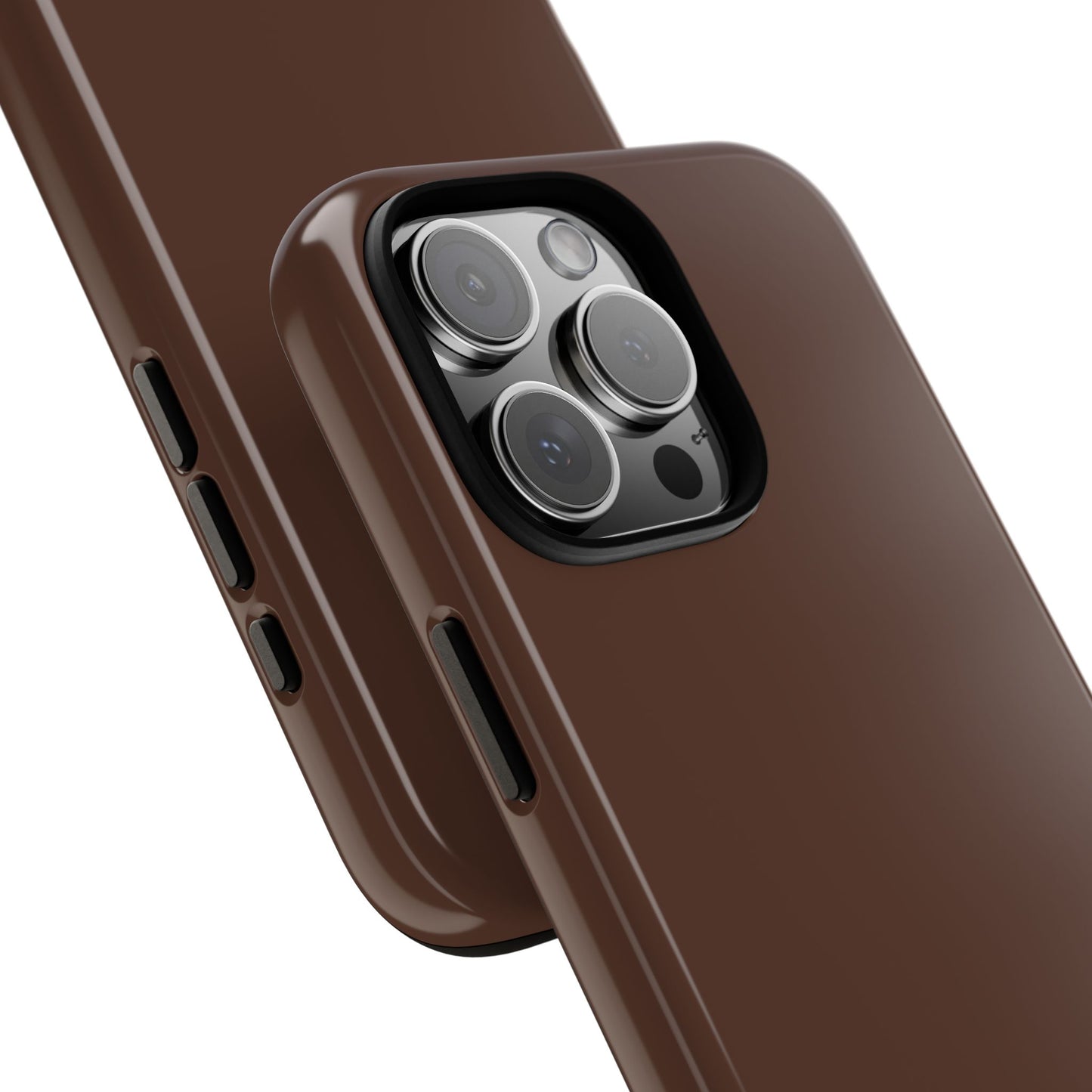 Chocolate Brown Tough Cell Phone Case Matte or Glossy Protective Case iPhone Samsung