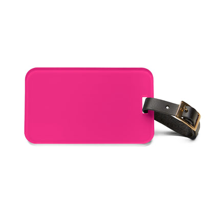 Pink Luggage Tag Acrylic Travel Tag