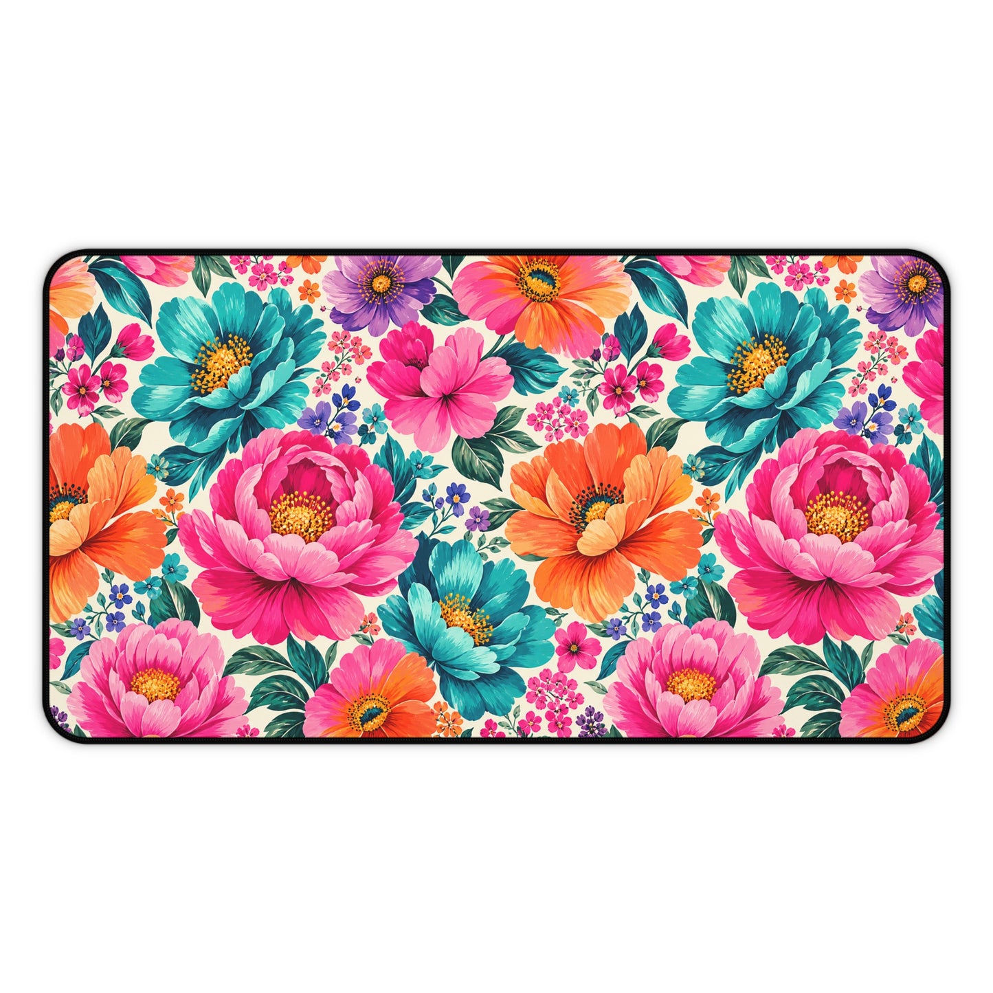 Dreamy Floral Desk Mat 3 Sizes Floral Mouse Pad