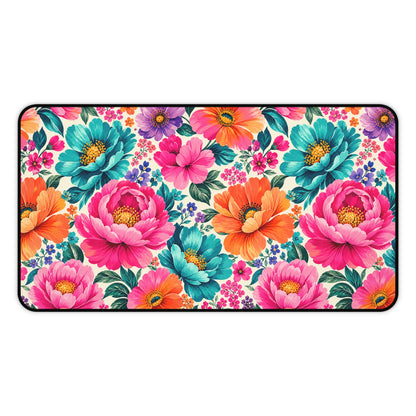 Dreamy Floral Desk Mat 3 Sizes Floral Mouse Pad