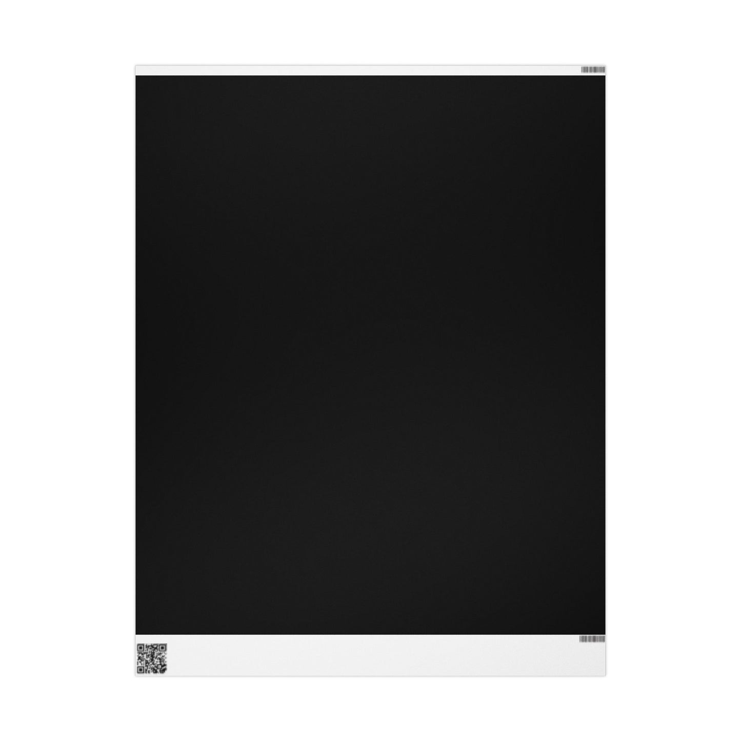 Black Wrapping Paper Matte or Glossy Gift Wrap 3 Sizes Fine Art Paper