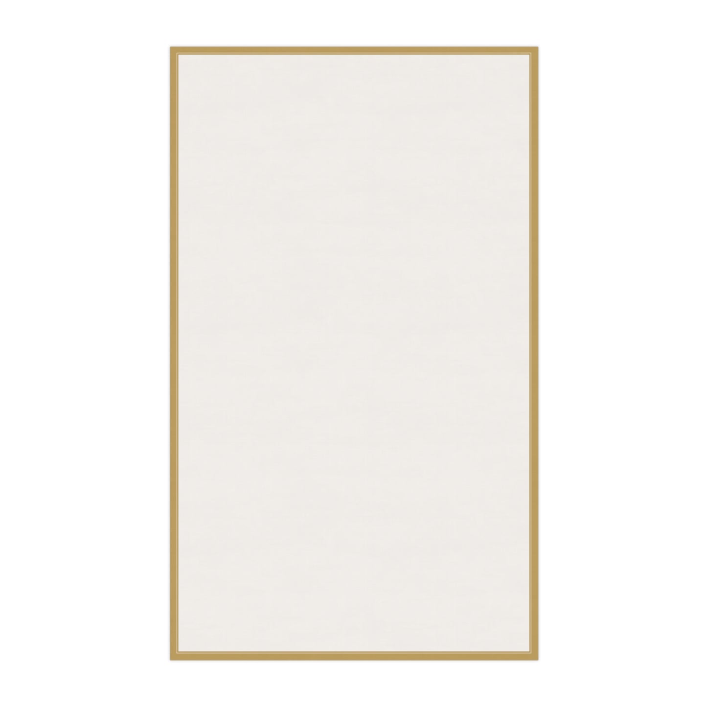 Muted Gold Cotton Twill Tea Towel 18 x 30