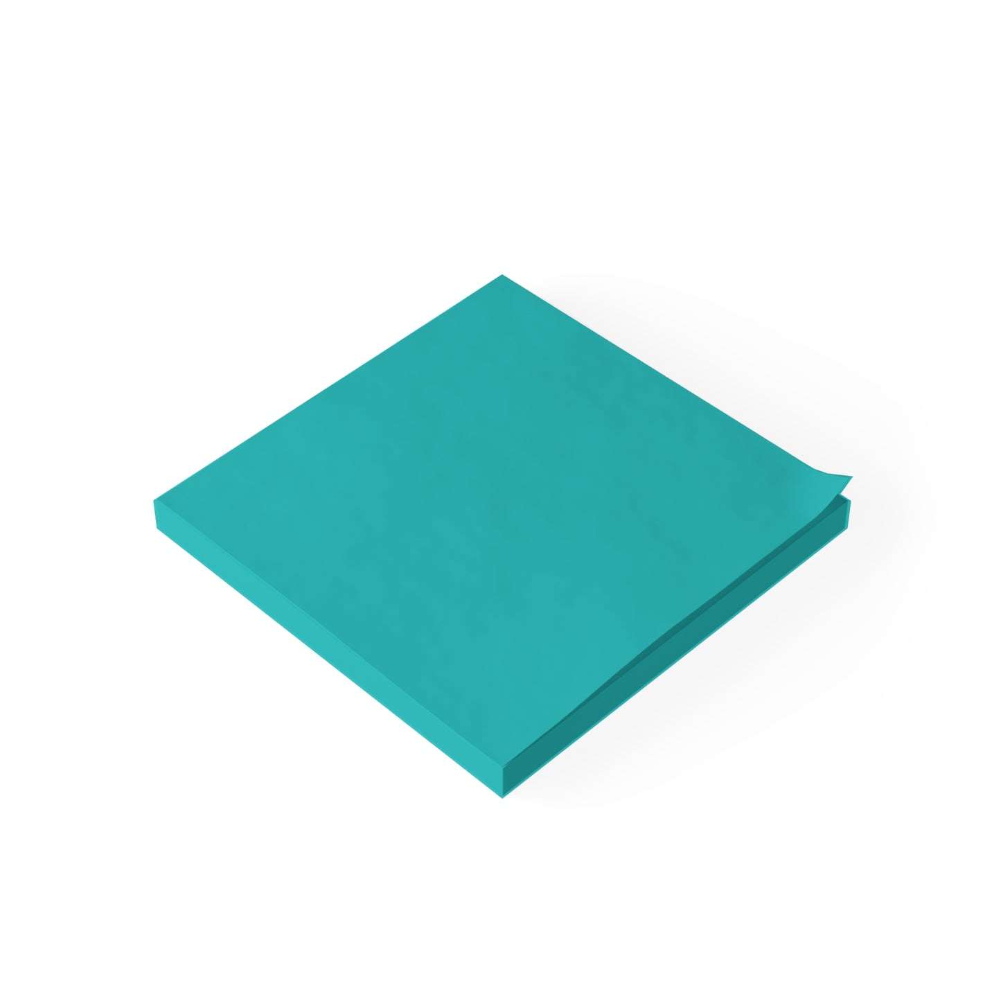 Deep Aqua Post It Notes Coordinated Color Collection