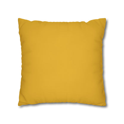 Honey Yellow Canvas Pillow Cover 20x20