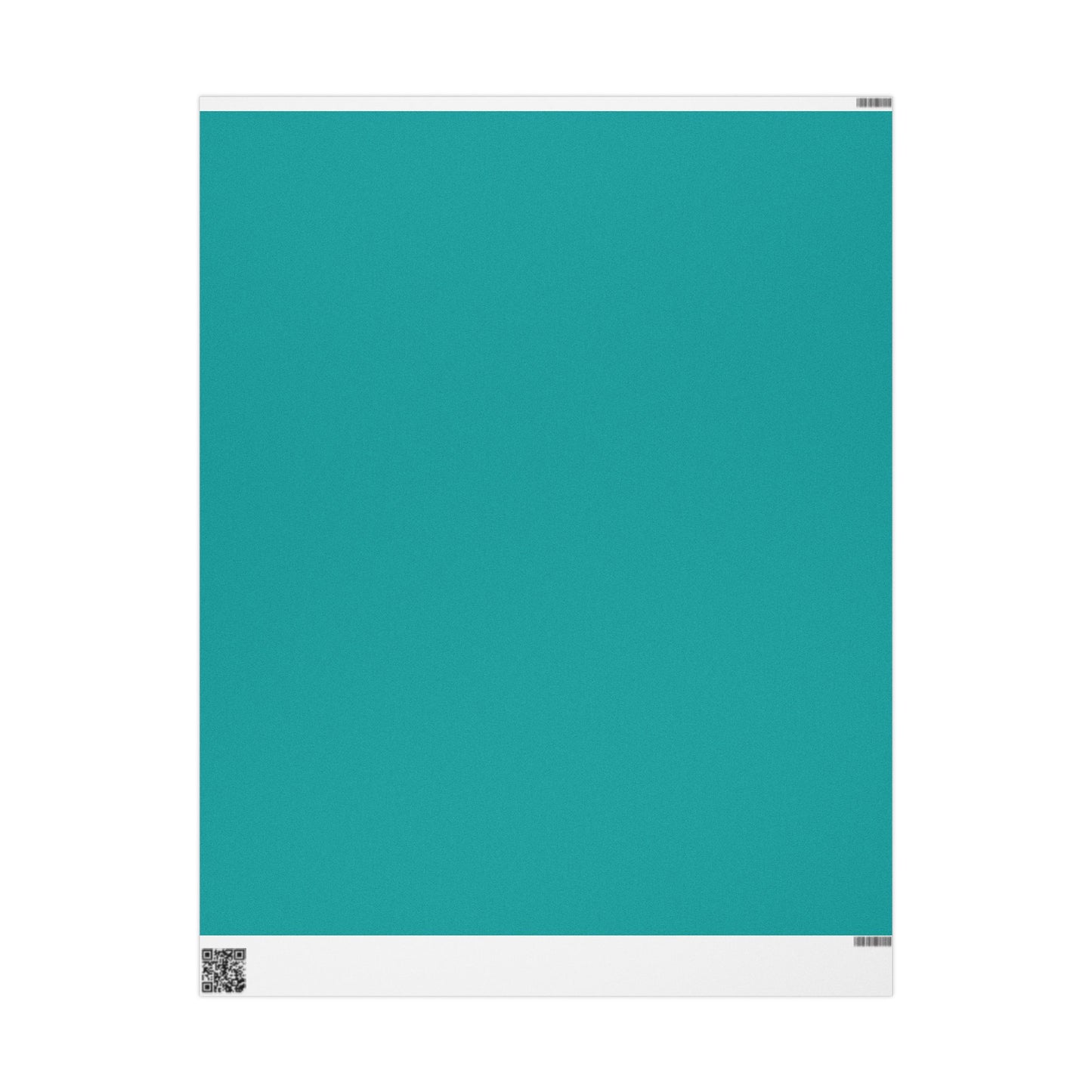 Deep Aqua Wrapping Paper Matte or Glossy Gift Wrap 3 Sizes Fine Art Paper
