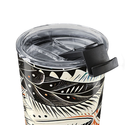 Botanical Leaves Blue 20 oz Tumbler