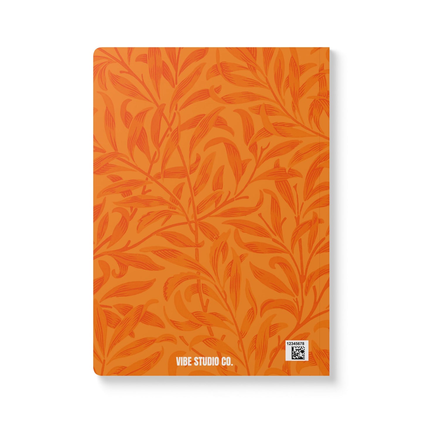 Tangerine Leaves A5 Lined Journal Minimal Botanical Notebook | Coordinated Collection