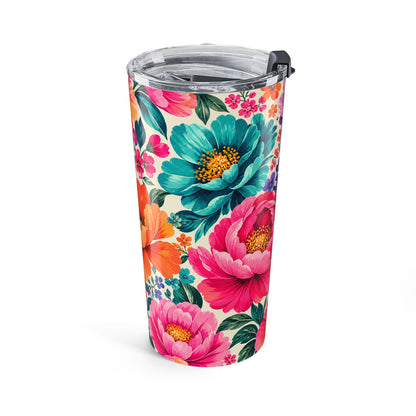 Dreamy Floral 20oz Insulated Tumbler Floral Travel Mug