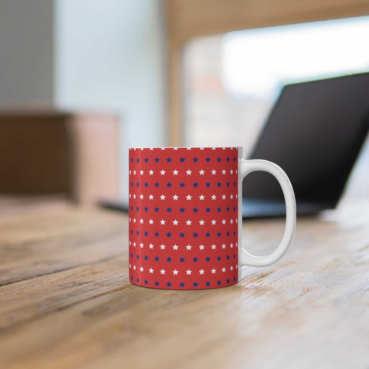 Red, White and Blue Stars Mug