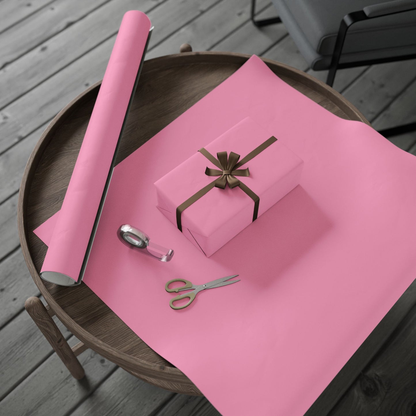 Light Pink Wrapping Paper Matte or Glossy Gift Wrap 3 Sizes Fine Art Paper