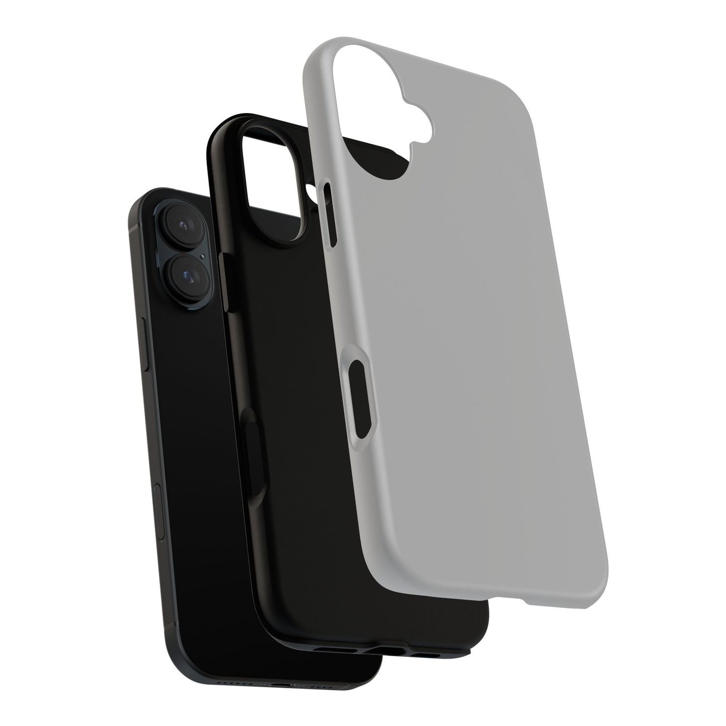 Grayscale Tough Cell Phone Case Matte or Glossy Protective Case iPhone Samsung