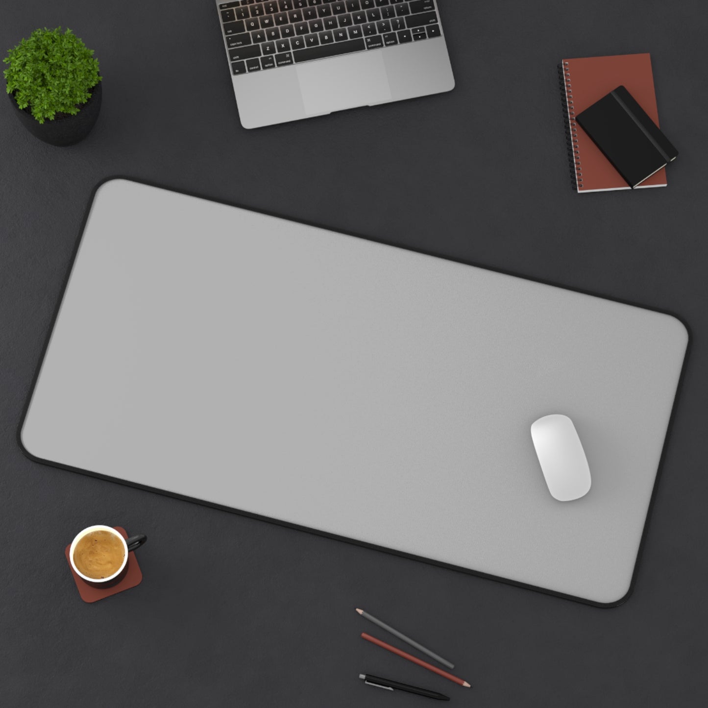 Grayscale Desk Mat Color Coordinated Collection (12x18, 12x22, 16x32)