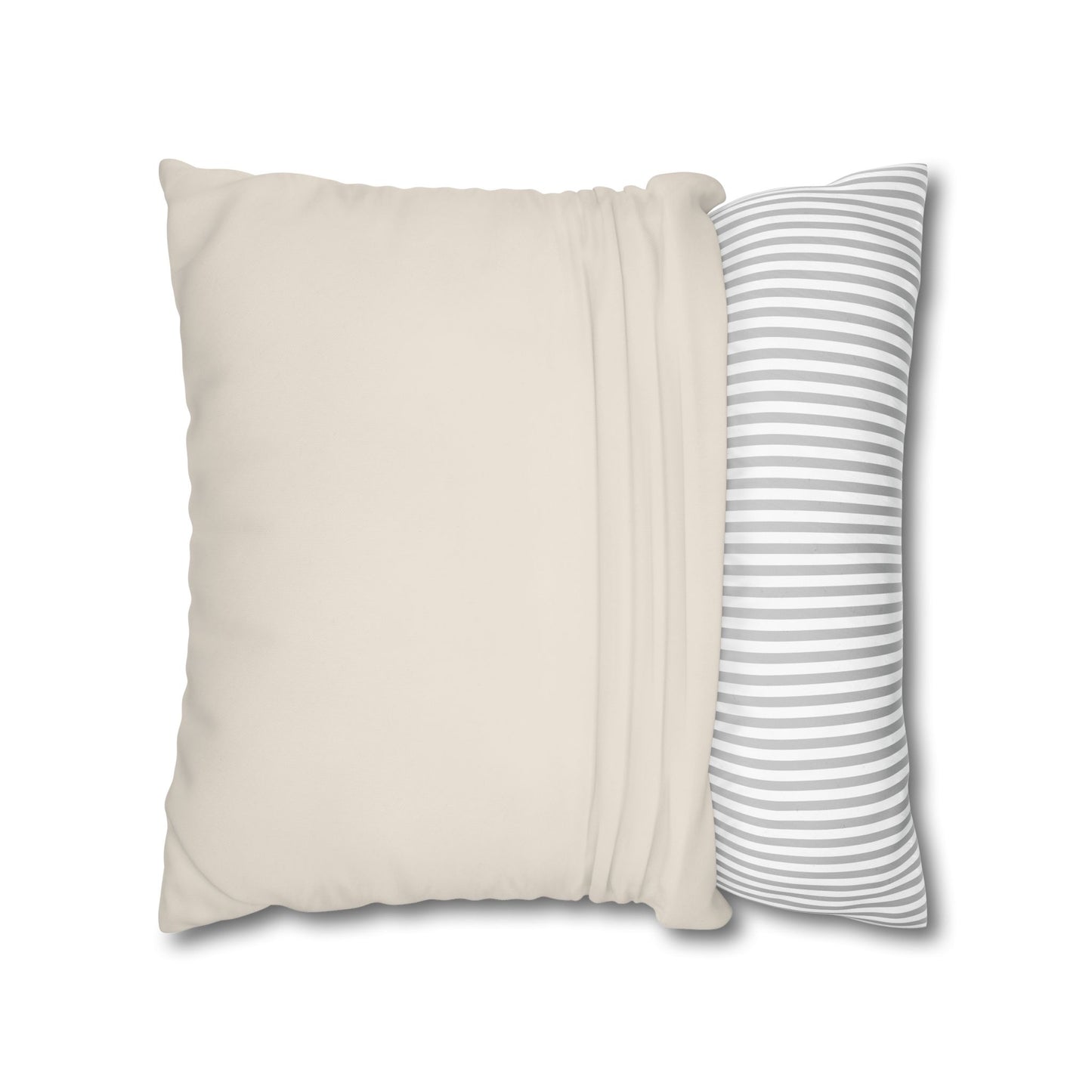 Latte Cream Canvas Pillow Cover 20x20