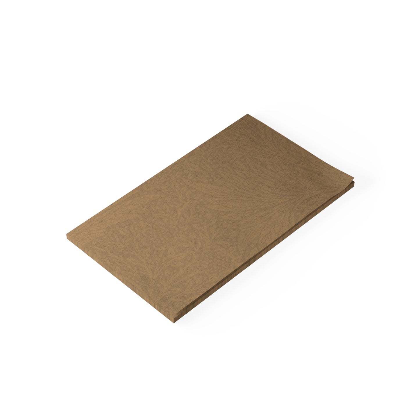 Saddle Tan Floral Weave Sticky Notes Botanical Floral Post It Notes (7 Sizes)