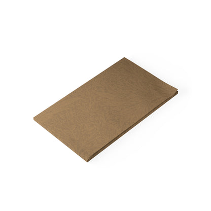 Saddle Tan Floral Weave Sticky Notes Botanical Floral Post It Notes (7 Sizes)