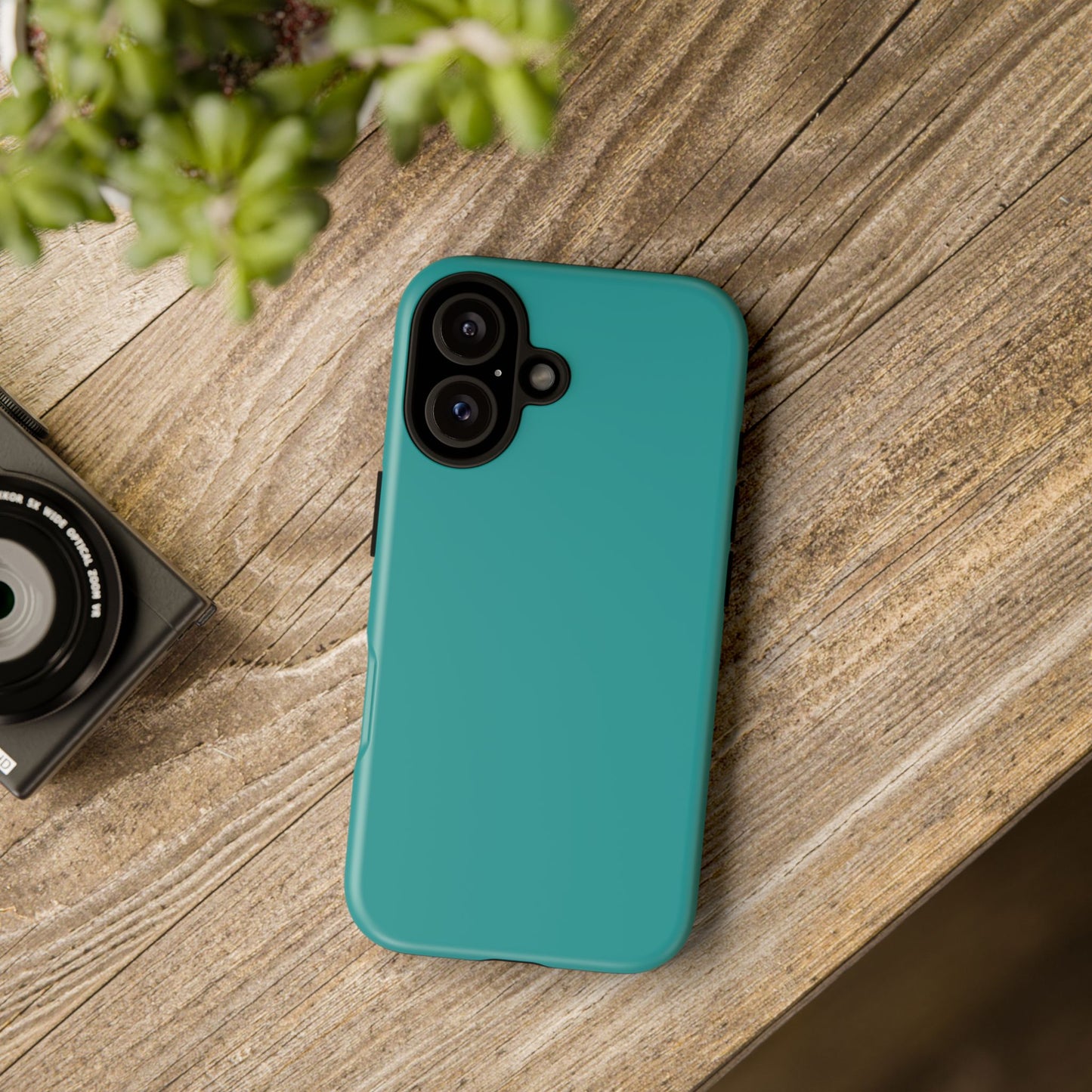 Deep Aqua Tough Cell Phone Case Matte or Glossy Protective Case iPhone Samsung