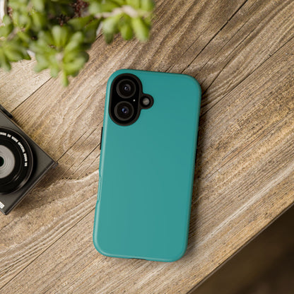 Deep Aqua Tough Cell Phone Case Matte or Glossy Protective Case iPhone Samsung
