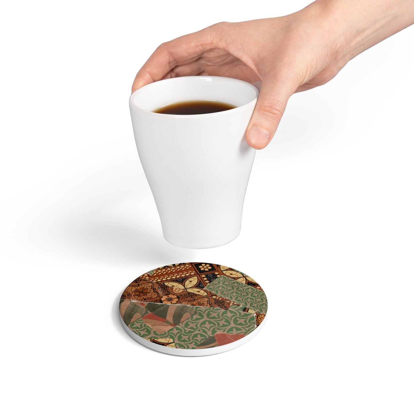 Mosaic Ceramic Coaster Artisan Drink Coaster
