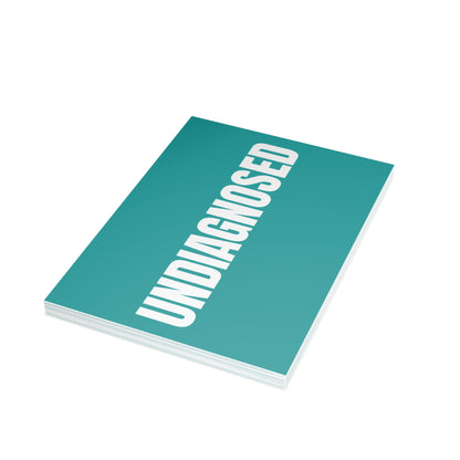 Deep Aqua Postcard Set Pack of 10, 30 or 50 w/ Envelopes | Coordinated Collection