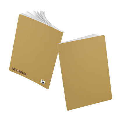 Muted Gold Color Coordinated Collection A5 Lined Journal