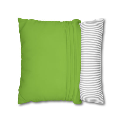 Muted Lime Canvas Pillow Cover 20x20