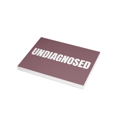 Mauve Postcard Set Pack of 10, 30 or 50 w/ Envelopes | Coordinated Collection