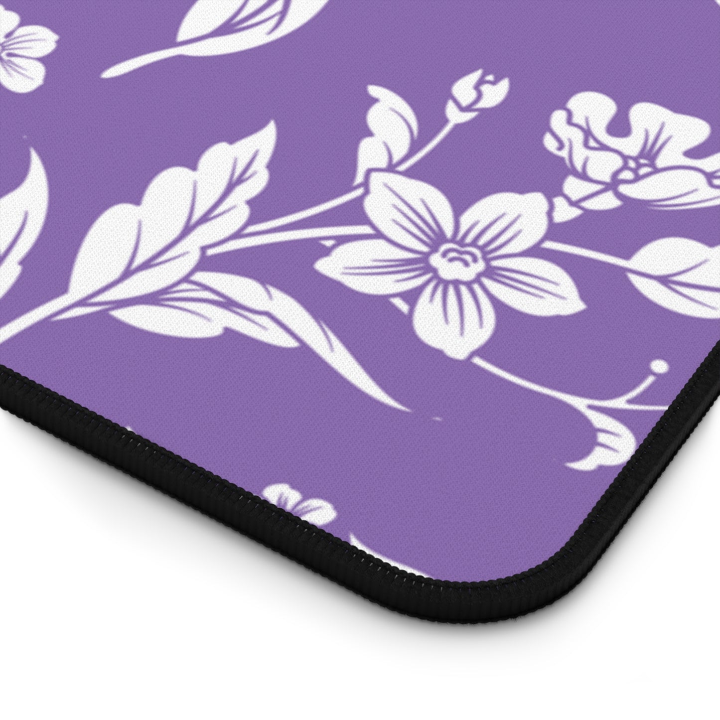 Purple Floral Desk Pad (12x18, 12x22 or 16x32)