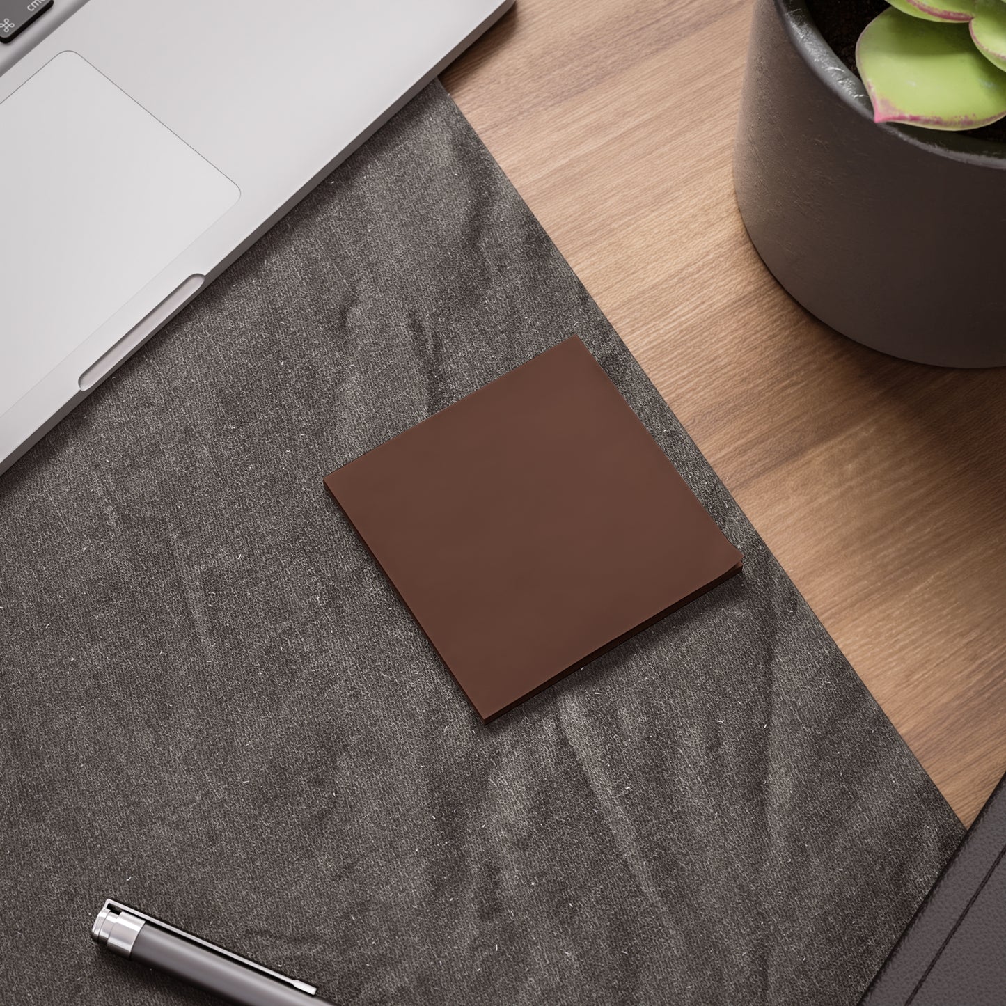 Chocolate Brown Post It Notes Coordinated Color Collection