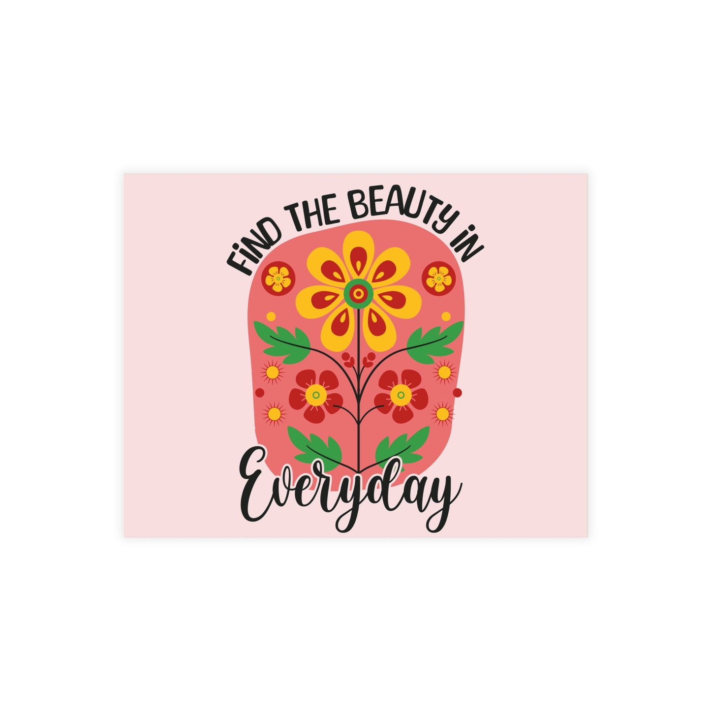 Find the Beauty Postcards Inspirational Floral Postcard Set