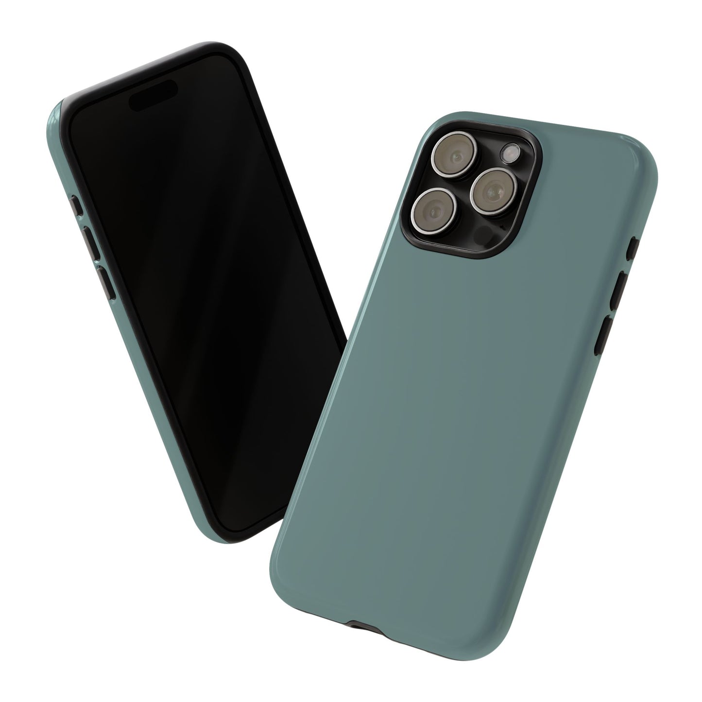 Dusty Blue Tough Cell Phone Case, Matte or Glossy Iphone and Samsung
