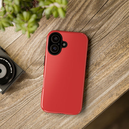 True Red Tough Cell Phone Case Matte or Glossy Protective Case iPhone Samsung