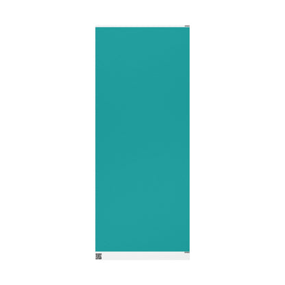 Deep Aqua Wrapping Paper Matte or Glossy Gift Wrap 3 Sizes Fine Art Paper