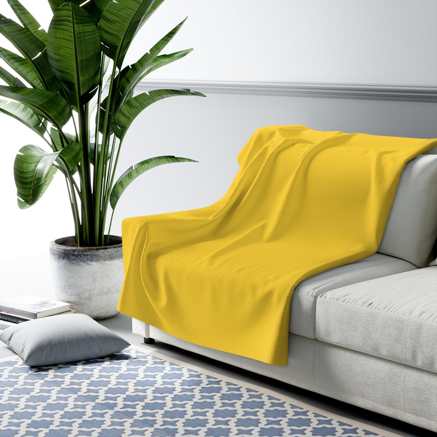 Mango Dreams Fleece Blanket Cozy Plush Throw 3 Sizes Soft Warm Blanket