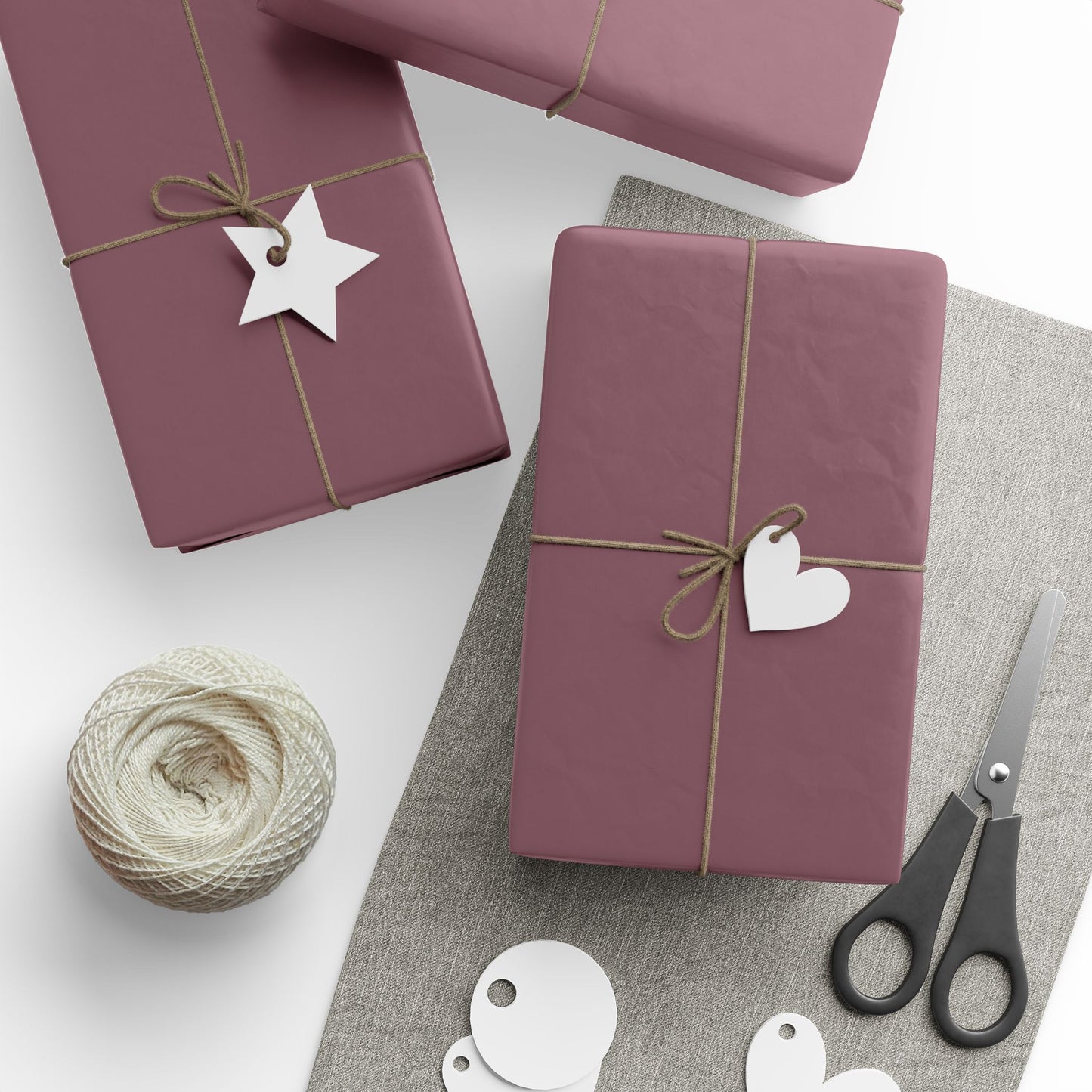 Mauve Wrapping Paper Matte or Glossy Gift Wrap 3 Sizes Fine Art Paper