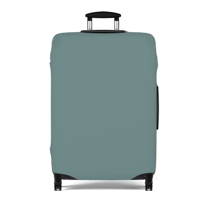 Dusty Blue Luggage Cover Travel Suitcase Cover Protective Stretch Cover