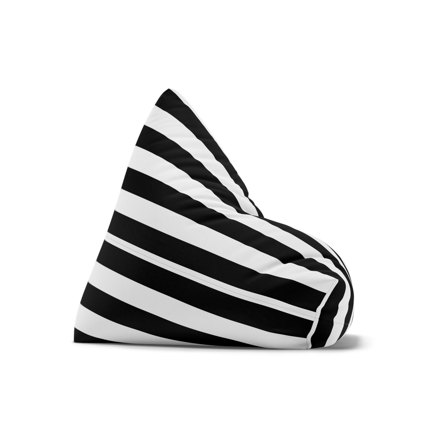 Pink Stripe Bean Bag Chair Cover Pink and White Striped Lounge Chair Cover