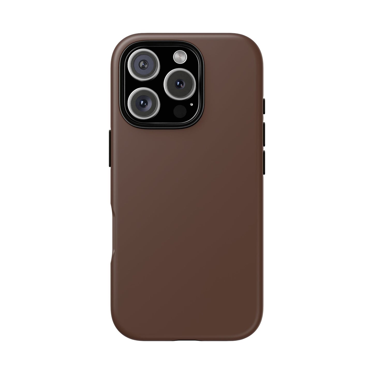 Chocolate Brown Tough Cell Phone Case Matte or Glossy Protective Case iPhone Samsung