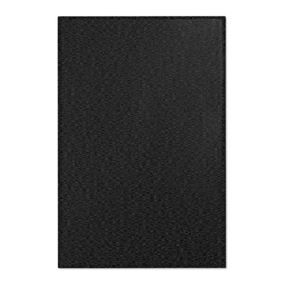 Black Rug 24 x 36 Solid Color Accent Rug Modern Home Decor