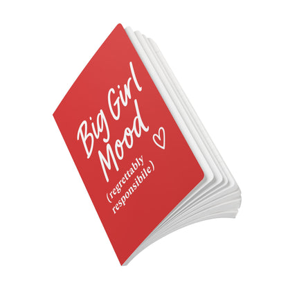 True Red Big Girl Mood A5 Lined Journal