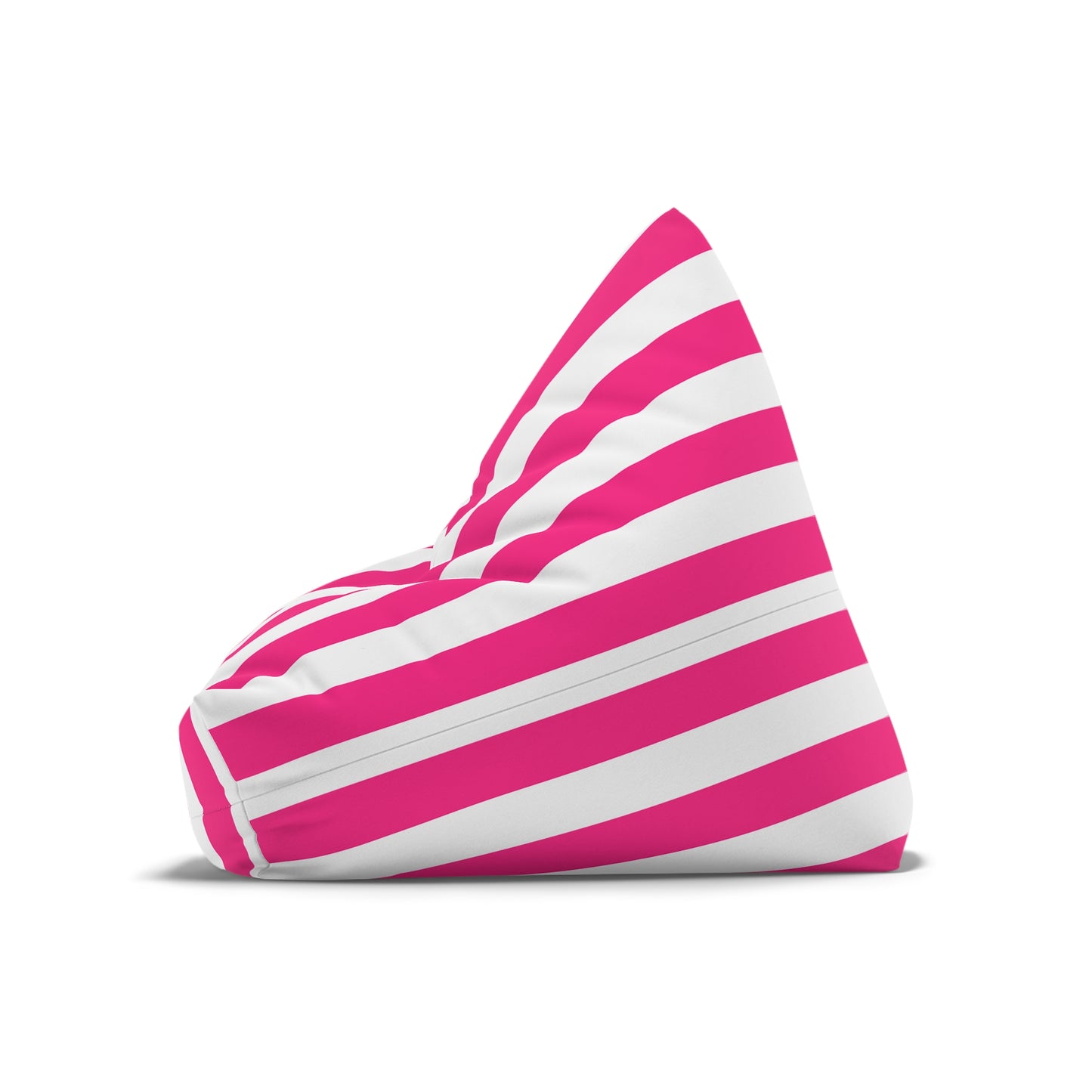 Pink Stripe Bean Bag Chair Cover Pink and White Striped Lounge Chair Cover
