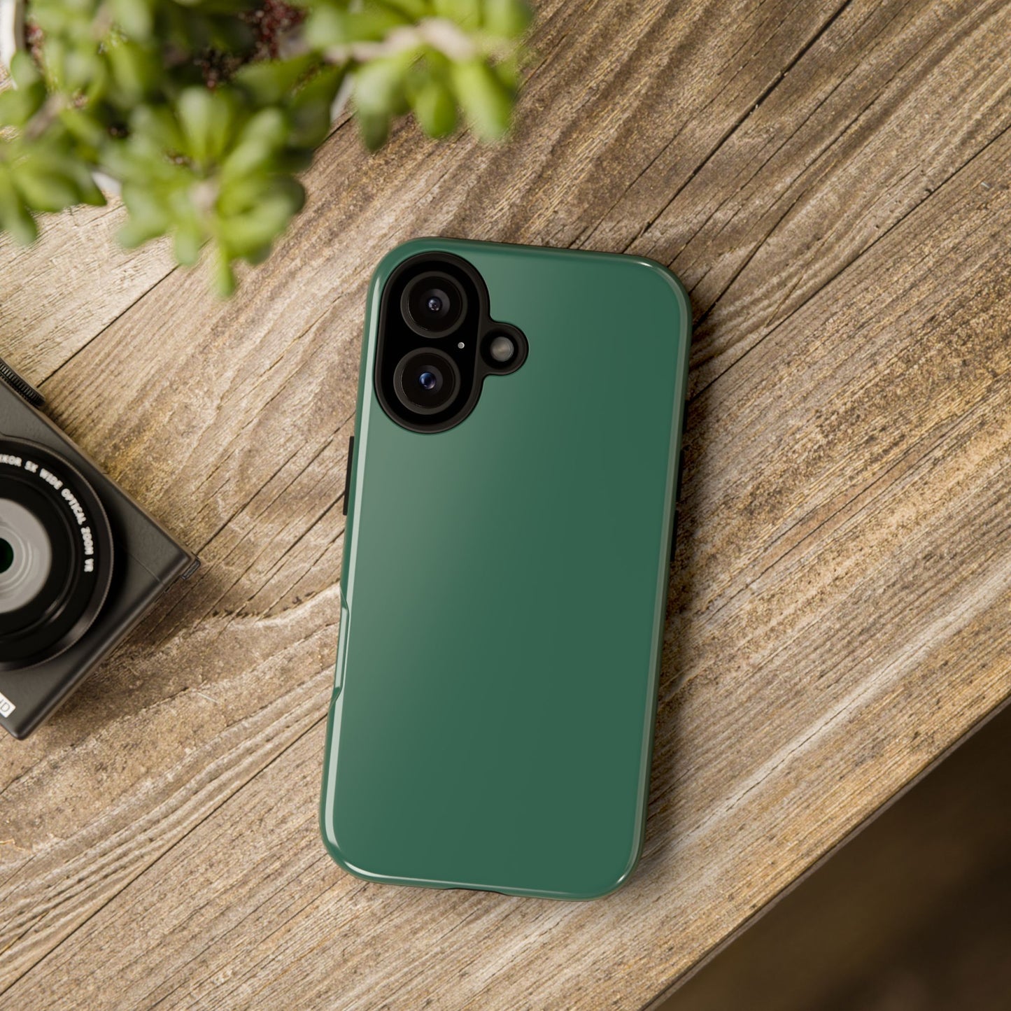Leaf Green Tough Cell Phone Case Matte or Glossy Protective Case iPhone Samsung