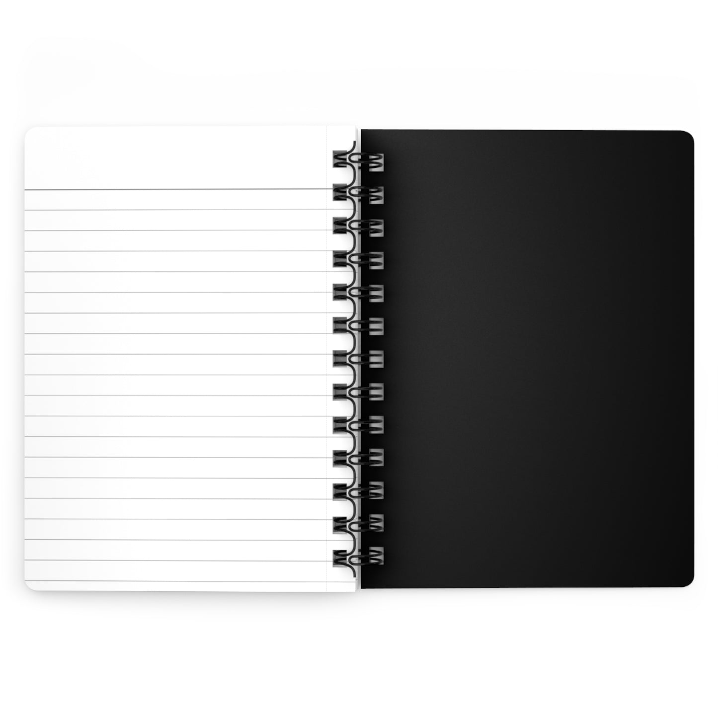 Black Spiral Lined Notebook 150 Page Journal | Coordinated Collection